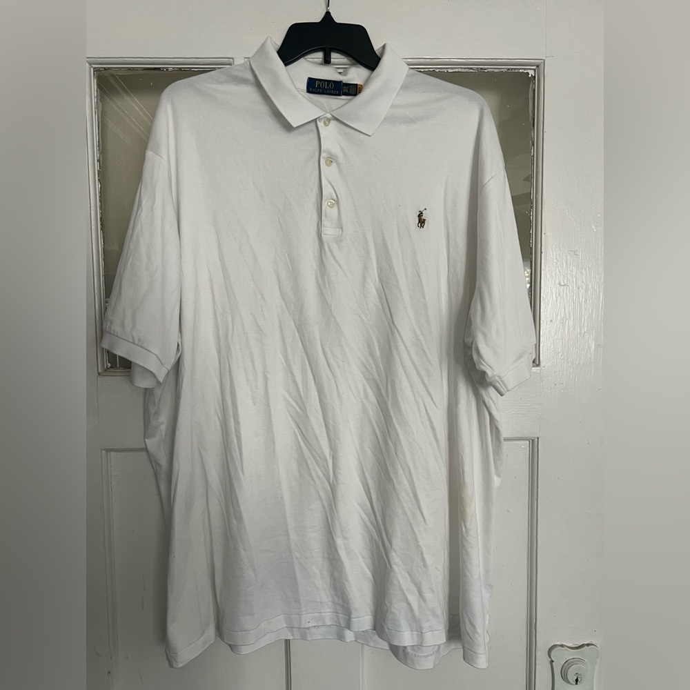 Classic White Polo Ralph Lauren Shirt